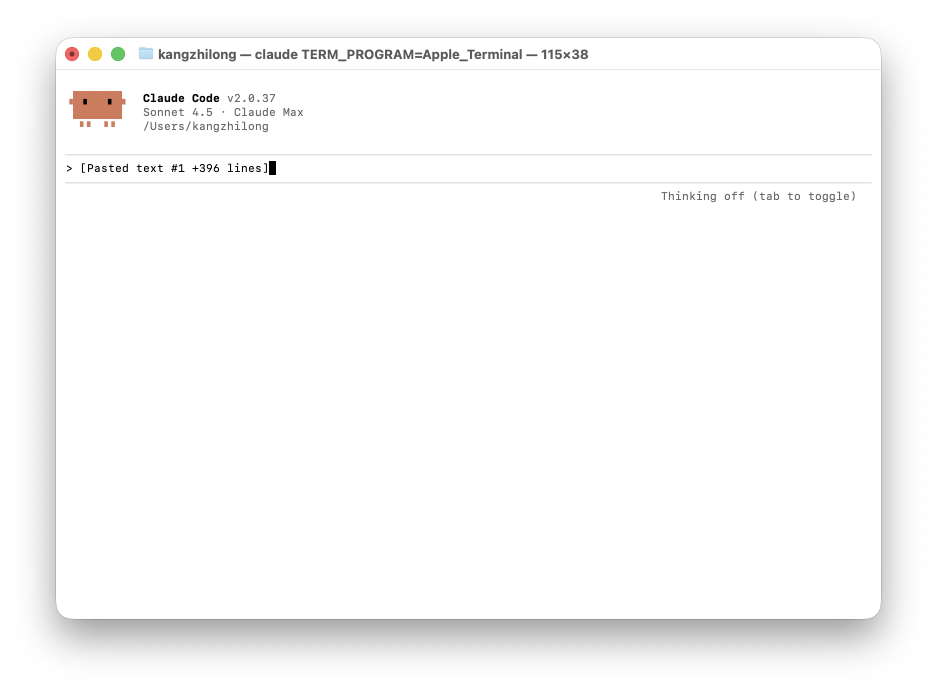 Mac粘贴指令到AI工具